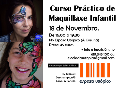 Curso de maquillaje al agua en La Corua
