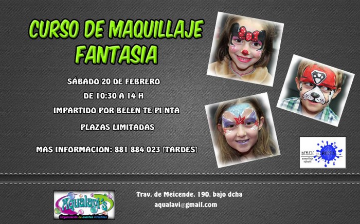 Prximo curso de maquillaje al agua