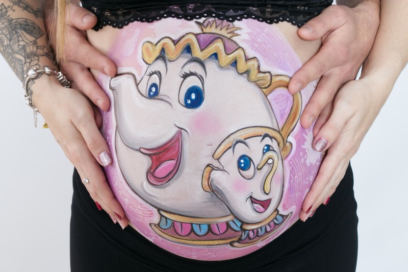 BELLY PAINTING "CHIP"
