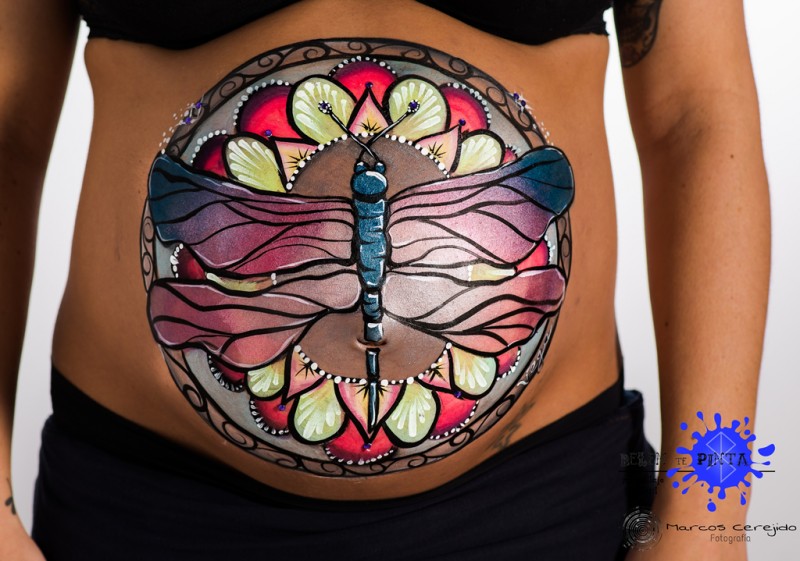 Belly painting - mandala