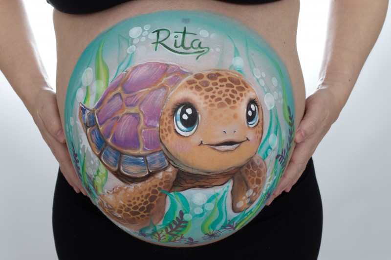 BELLY PAINTING TORTUGA